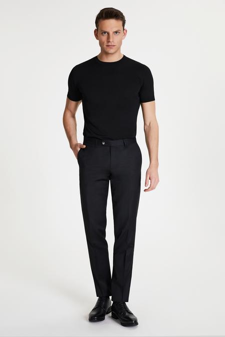 Damat Slim Fit Siyah Kumaş Pantolon - 8682365179939 | Damat Tween