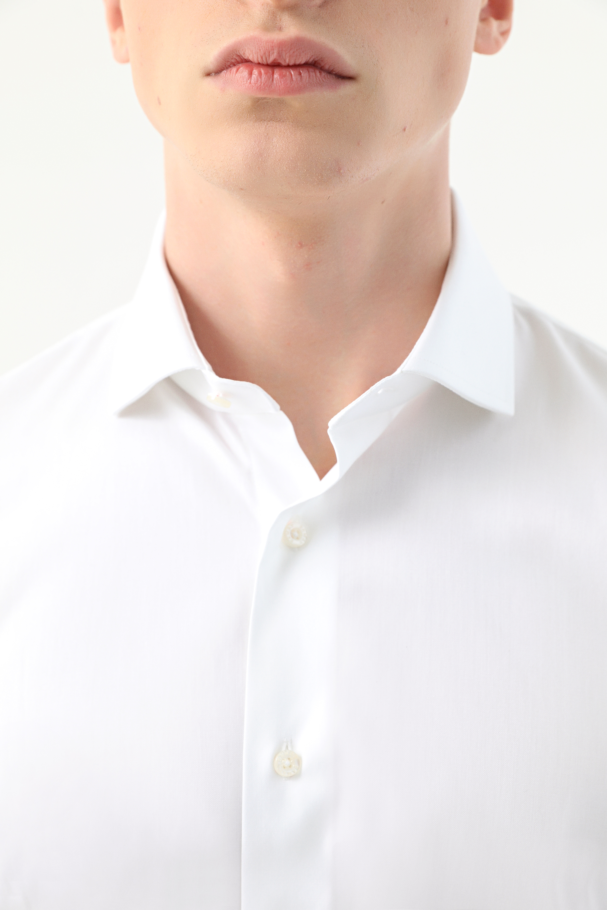 Damat Tween Damat Slim Fit Beyaz Desenli %100 Pamuk Nano Care Gömlek. 3