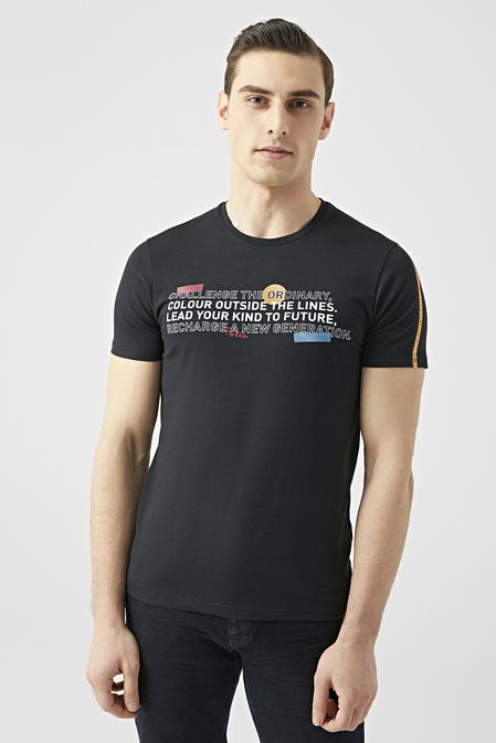 Tween Siyah T-Shirt - 8681649692591 | Damat Tween