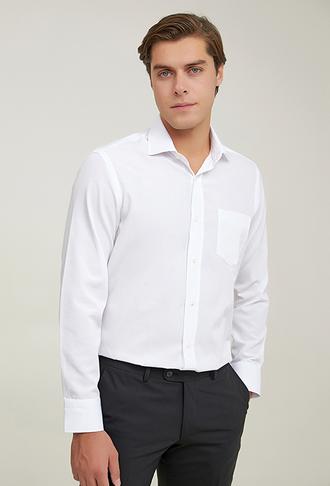 Ds Damat Regular Fit Beyaz Gömlek - 8682445409000 | D'S Damat