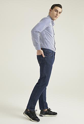 Damat Slim Fit Lacivert Denim Pantolon - 8682365192341 | Damat Tween