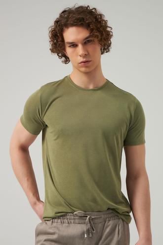 Twn Regular Fit Yeşil T-Shirt - 8682445901108 | D'S Damat