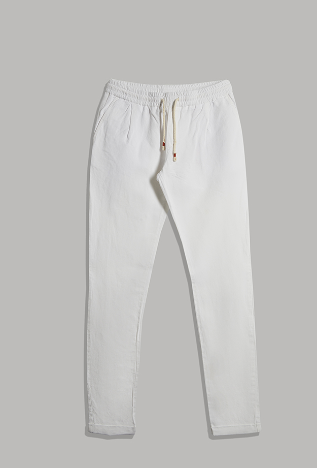 Damat Tween Damat Slim Fit Beyaz Jogger Pantolon. 5