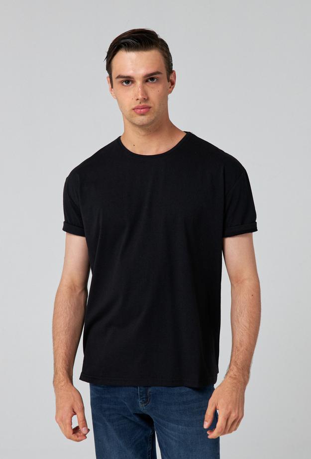 Ds Damat Oversize Siyah T-Shirt