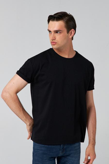 Ds Damat Oversize Siyah T-Shirt - 8682445062465 | D'S Damat