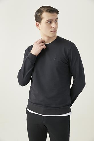 Twn Slim Fit Lacivert Sweatshirt - 8683218197001 | D'S Damat