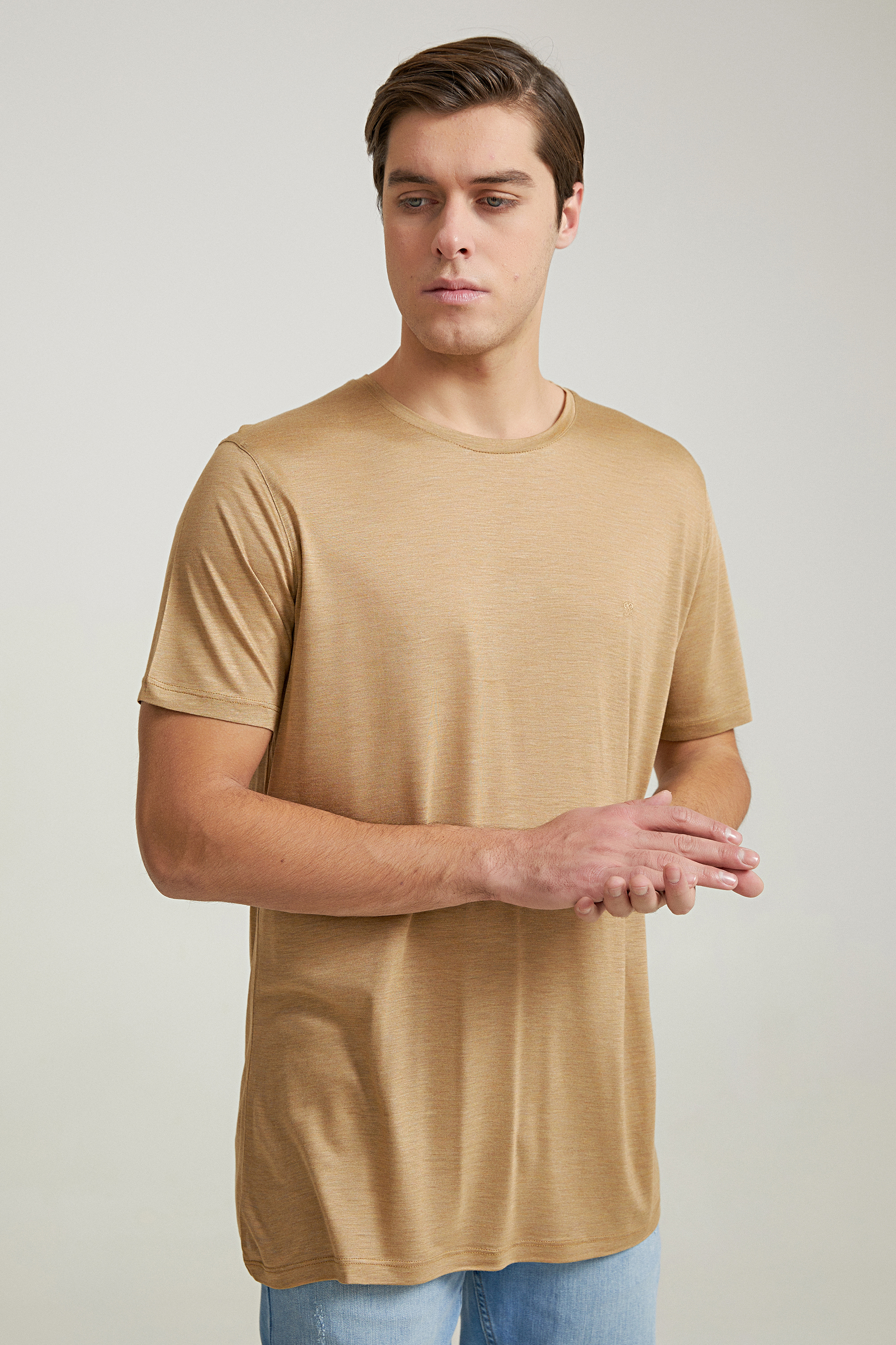 Damat Tween Damat Camel T-Shirt. 1