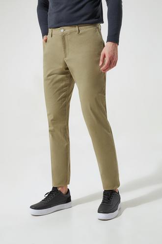 Ds Damat Slim Fit Yeşil Düz Chino Pantolon - 8683219150258 | D'S Damat