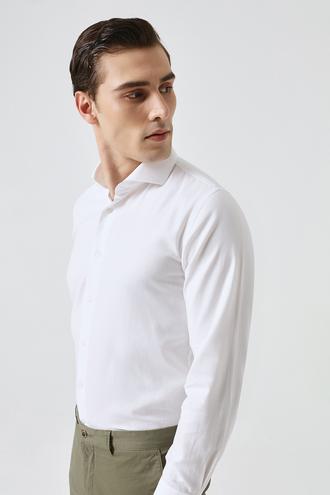 Damat Slim Fit Beyaz Gömlek - 8682365169213 | Damat Tween
