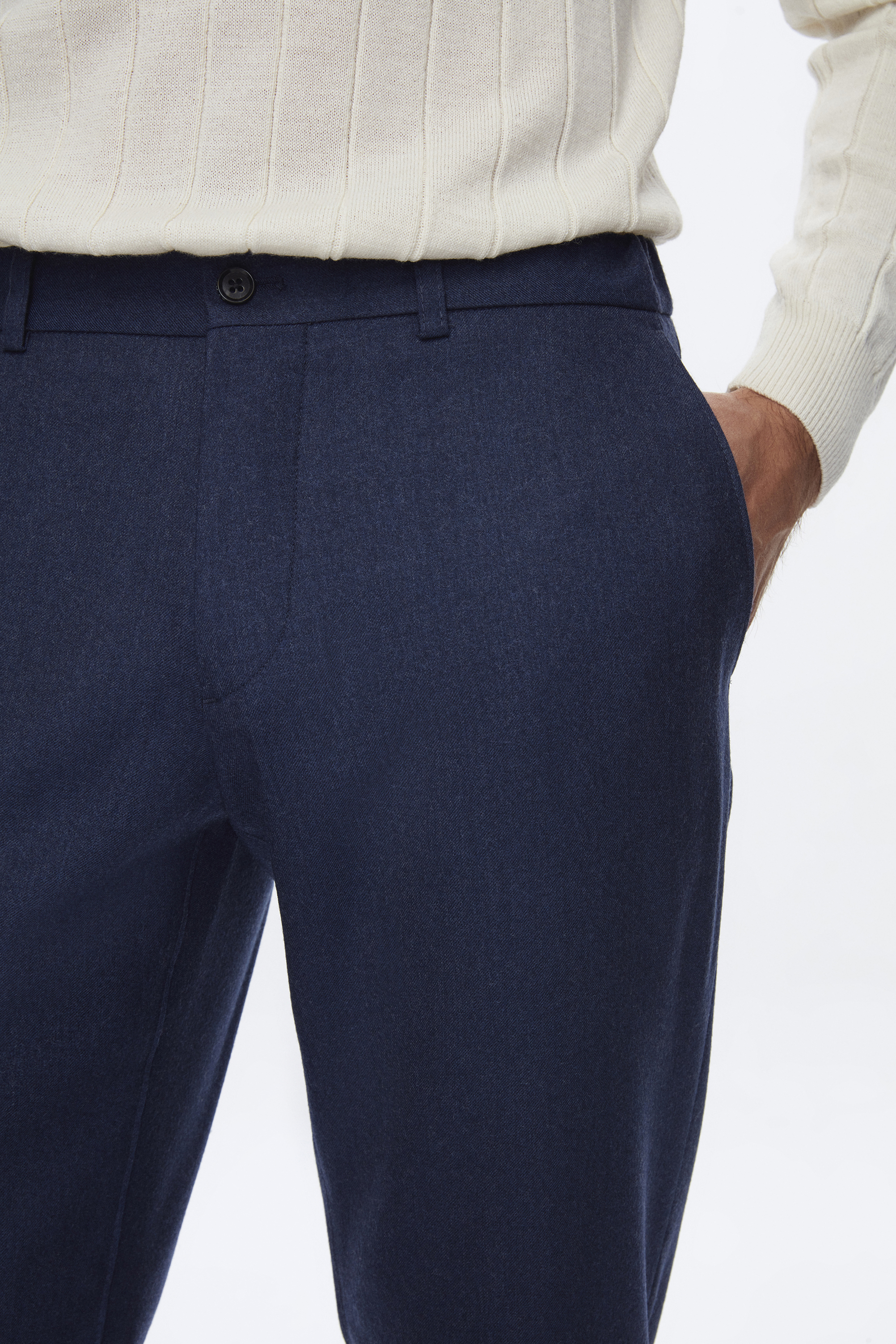 Damat Tween Damat Slim Fit Lacivert Düz Chino Pantolon. 2